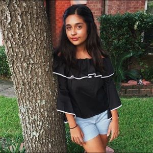 Light Blue American Eagle Midi Stretch Shorts